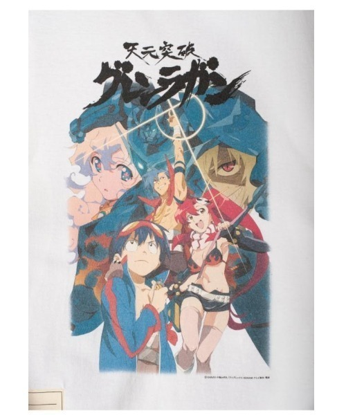 SEVESKIG(セヴシグ)の「seveskig/セブシグ/GURREN LAGANN KEY VISUAL TEE(Tシャツ/カットソー・メンズ・ブラック/ホワイト・XL/L/M)」の3枚目の写真