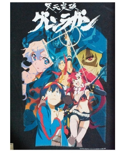 SEVESKIG(セヴシグ)の「seveskig/セブシグ/GURREN LAGANN KEY VISUAL TEE(Tシャツ/カットソー・メンズ・ブラック/ホワイト・XL/L/M)」の5枚目の写真
