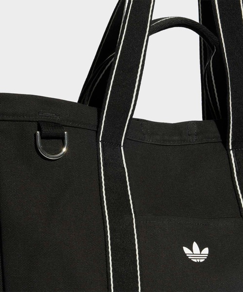 adidas(アディダス)の「アディダス オリジナルス スポーツ キャンバス トートバッグ / アディダス adidas(ショルダーバッグ・メンズ・ブラック・FREE)」の4枚目の写真
