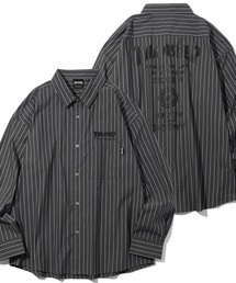 THRASHER | 【THRASHER/スラッシャー】バックプリント ストライプ 長袖ブロードシャツ(シャツ/ブラウス)