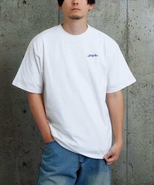 merc london(メルクロンドン)の「merc 4タイプアソートデザイン ハーフスリーブTシャツ(Tシャツ/カットソー・メンズ・ホワイト系5/ホワイト系4/レッド/イエロー/ブルー/グレー/ホワイト/ホワイト系3/ホワイト系2/ホワイト系1/ホワイト系/ブラック/レッド系1/レッド系/イエロー系1/イエロー系/ブルー系1/ブルー系/ネイビー系3/ネイビー系2/ネイビー系1/ネイビー系/グレー系2/グレー系1/グレー系/ブラック系2/ブラック系1/ブラック系・MEDIUM/LARGE)」の5枚目の写真