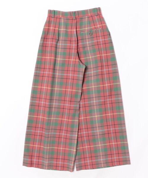 Vivienne Westwood（ヴィヴィアンウエストウッド）の「TARTAN CHECKﾀｯｸﾜｲﾄﾞﾄﾗｳｻﾞｰｽﾞ（その他パンツ・レディース・ブラック系その他/ピンク系その他・38/40/36）」の3枚目の写真