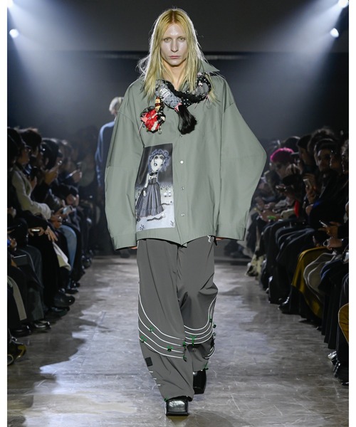 KIDILL（キディル）の「KIDILL × UMBRO COLLABORATION WIZARD TRACK PANTS（その他パンツ・メンズ・ピンク/グレー・42/44）」の3枚目の写真