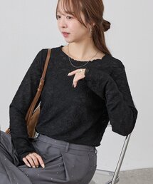 【WEB限定】ストレッチレースメロウプルオーバー
