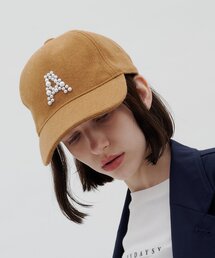 CIAOPANIC TYPY | ウール混アソート柄パールイニシャルキャップ(キャップ)