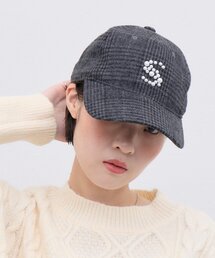 CIAOPANIC TYPY（チャオパニックティピー）の「ウール混アソート柄パールイニシャルキャップ（キャップ・レディース）」
