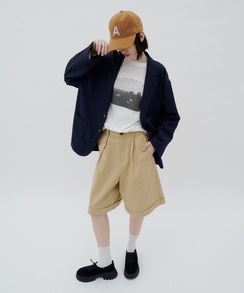 CIAOPANIC TYPY(チャオパニックティピー)の「ウール混アソート柄パールイニシャルキャップ(キャップ・レディース・チャコールグレー/キャメル/ブラウン・ONE SIZE)」の21枚目の写真