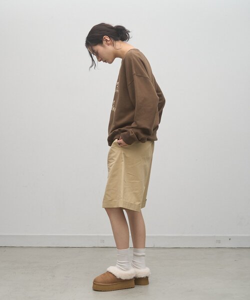 CIAOPANIC TYPY(チャオパニックティピー)の「【ZOZO限定】【UNISEX】フリーハンドメッセージスウェット(スウェット・レディース・グレー/ネイビー/ブラウン/チャコールグレー・LARGE/MEDIUM)」の7枚目の写真
