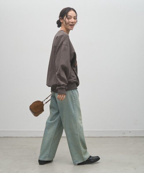 CIAOPANIC TYPY(チャオパニックティピー)の「【ZOZO限定】【UNISEX】フリーハンドメッセージスウェット(スウェット・レディース・グレー/ネイビー/ブラウン/チャコールグレー・LARGE/MEDIUM)」の15枚目の写真