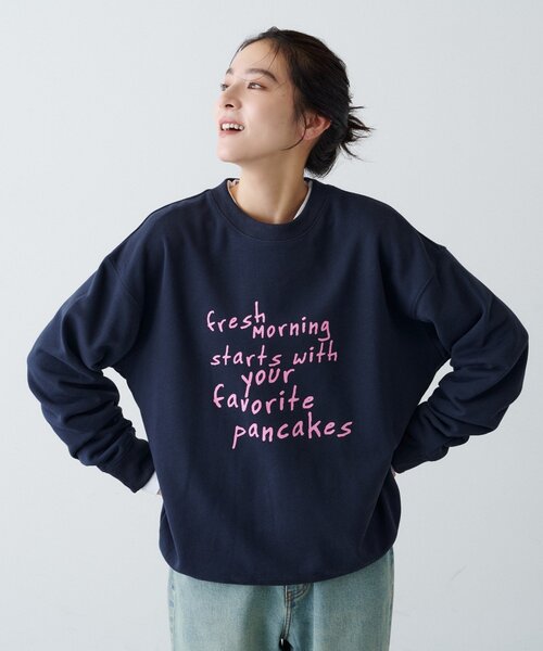 CIAOPANIC TYPY(チャオパニックティピー)の「【ZOZO限定】【UNISEX】フリーハンドメッセージスウェット(スウェット・レディース・グレー/ネイビー/ブラウン/チャコールグレー・LARGE/MEDIUM)」の19枚目の写真