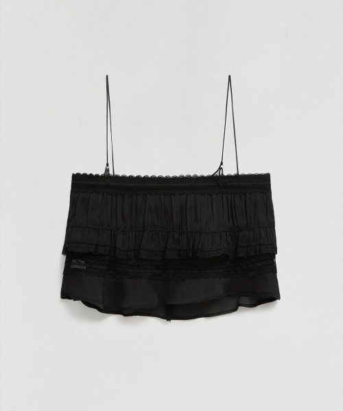 LMOOD WOMEN(エルムード ウーマン)の「プロテクションスリーブレストップ ブラック(Tシャツ/カットソー・レディース・その他・38/36)」の4枚目の写真