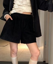コーデュロイショートパンツ