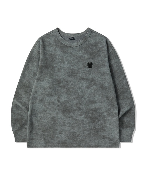 LIFE WORK(ライフワーク)の「ヴィンテージ ラドク ワッフル 長袖 Tシャツ(Tシャツ/カットソー・レディース・オートミール/ライトグレー/ブラック・LARGE/MEDIUM)」の3枚目の写真