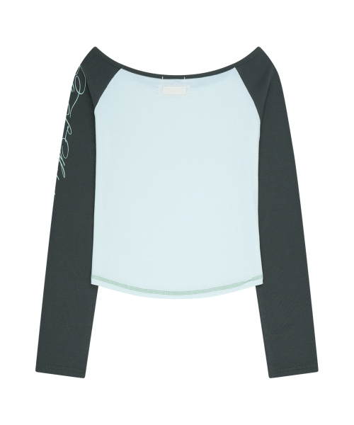 ILLIGO(イリゴ)の「レタリング配色ロングスリーブミント(Tシャツ/カットソー・レディース・その他・OS)」の5枚目の写真