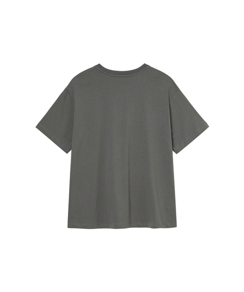 DEINET（ダイニット）の「BI GRAPHIC OVERSIZED T-SHIRT IN CHARCOAL（Tシャツ/カットソー・レディース・その他・FREE）」の3枚目の写真