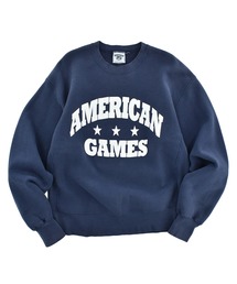 【USED】90’s Lee "AMERICAN GAMES" リバースタイプ スウェット