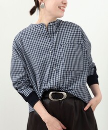 MICO COULIER（ミコクリエ）の「配色ラインバンドカラーシャツ（シャツ/ブラウス）」