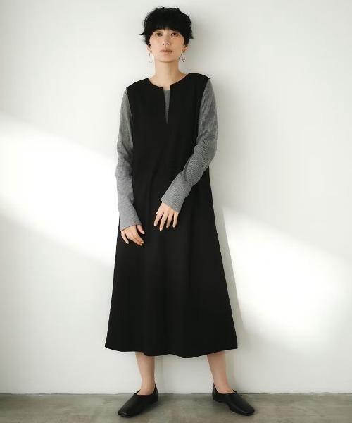 IEDIT 前後2―WAYで着まわせる キレイ見えカットソーの