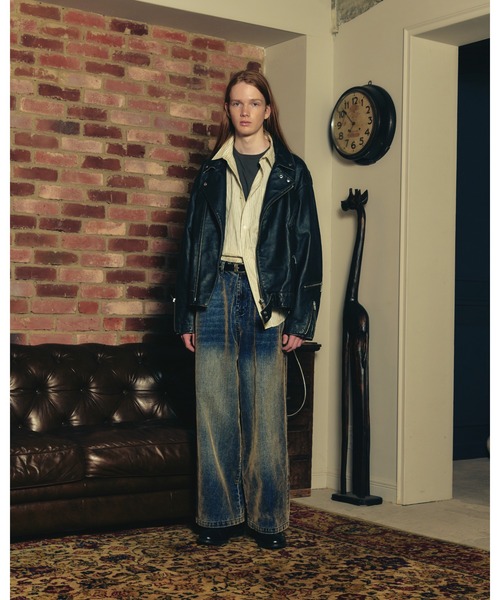 ADAM PATEK(アダムパテック)の「【ADAMPATECK/アダムパテック】stitched calm pinchstripe shirt(シャツ/ブラウス・メンズ・ホワイト/ブルー・2/1)」の16枚目の写真