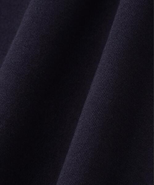 Y(ワイ)の「Y / ORGANIC COTTON JERSEY MOCK NECK SHORT SLEEVE T‐SHIRT(Tシャツ/カットソー・メンズ・ネイビー/ホワイト・LARGE)」の3枚目の写真