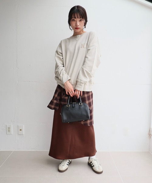riluna(リルナ)の「ボストン2wayバッグ(ボストンバッグ・レディース・ブラウン/ブラック・FREE)」の17枚目の写真