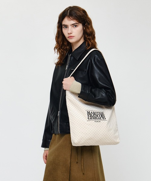WEB限定/追加2》Margaux Dereume × SLOBE キルティングトートバッグ
