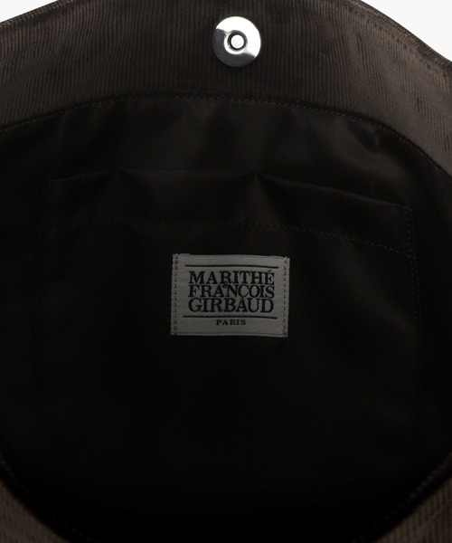 MARITHE + FRANCOIS GIRBAUD(マリテフランソワジルボー)の「CLASSIC LOGO CORDUROY BAG(トートバッグ・レディース・ブラウン/アイボリー/Black/アイボリー系・フリー)」の15枚目の写真