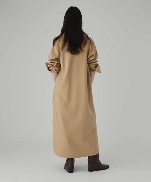 BABYLONE(バビロン)の「【onit】<別注>スキッパーワンピース(ワンピース・レディース・チャコール/ベージュ・フリー)」の15枚目の写真