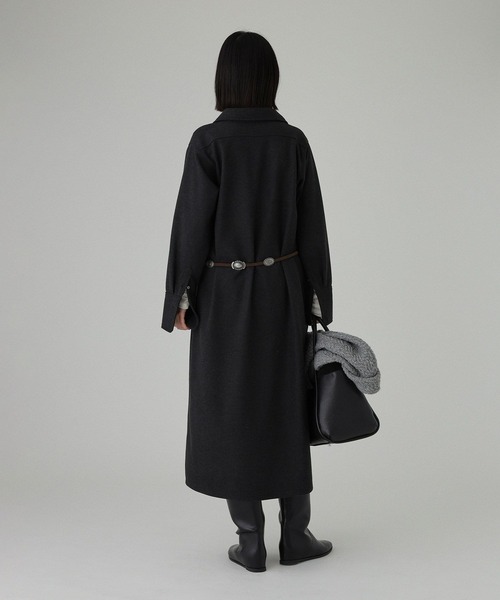 BABYLONE(バビロン)の「【onit】<別注>スキッパーワンピース(ワンピース・レディース・チャコール/ベージュ・フリー)」の11枚目の写真