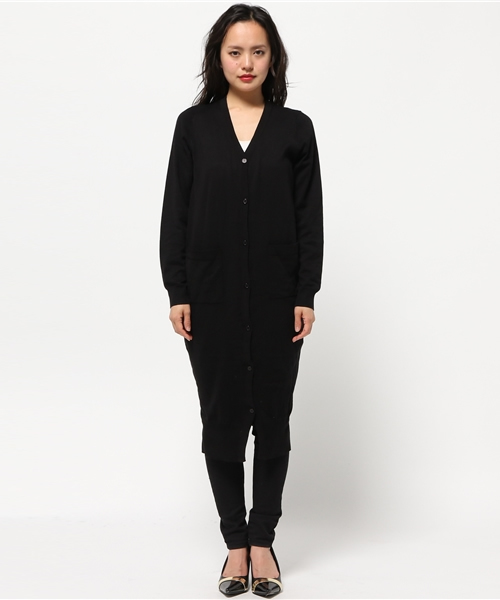 SLY（スライ）の「SLIT HG LONG C/D（カーディガン/ボレロ・レディース・トップグレー/ブラック/イエロー系その他/ワインレッド・FREE）」の10枚目の写真