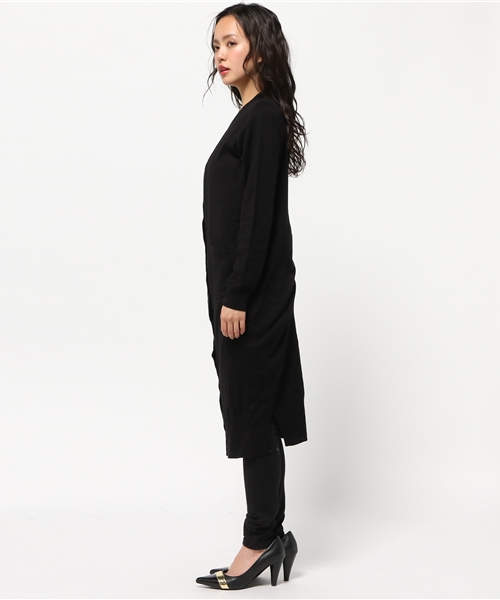 SLY（スライ）の「SLIT HG LONG C/D（カーディガン/ボレロ・レディース・トップグレー/ブラック/イエロー系その他/ワインレッド・FREE）」の9枚目の写真