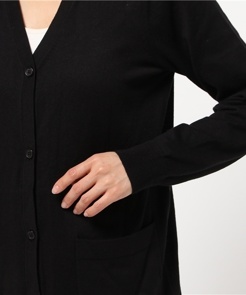 SLY（スライ）の「SLIT HG LONG C/D（カーディガン/ボレロ・レディース・トップグレー/ブラック/イエロー系その他/ワインレッド・FREE）」の15枚目の写真