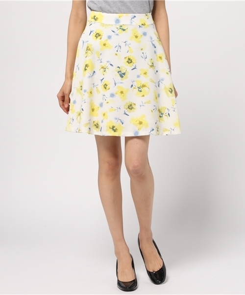 NATURAL BEAUTY BASIC（ナチュラルビューティーベーシック）の「【美人百花 4月号掲載】フラワープリントスカート（スカート・レディース・イエロー・SMALL/X-SMALL/MEDIUM）」の11枚目の写真