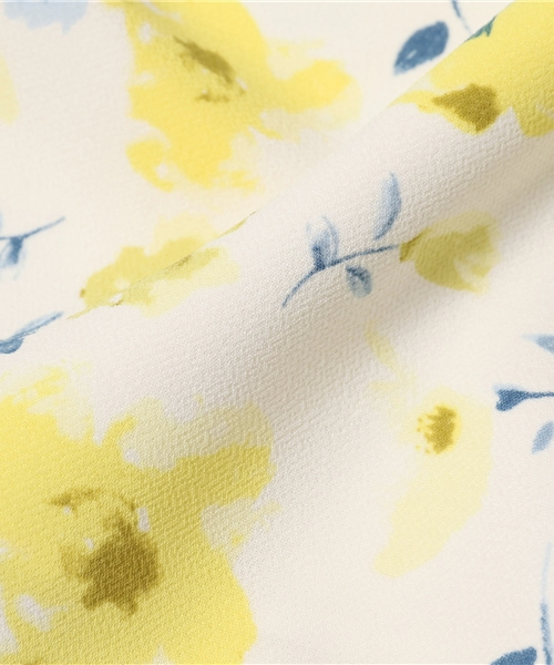 NATURAL BEAUTY BASIC（ナチュラルビューティーベーシック）の「【美人百花 4月号掲載】フラワープリントスカート（スカート・レディース・イエロー・SMALL/X-SMALL/MEDIUM）」の10枚目の写真