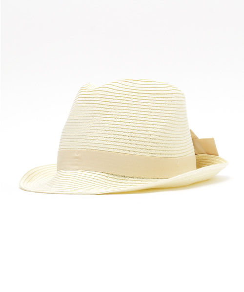 ROPE' PICNIC（ロペピクニック）の「バックリボン中折れハット（ハット・レディース・グレー/オフホワイト/ブラウン/ベージュ/グレー系その他・FREE）」の2枚目の写真