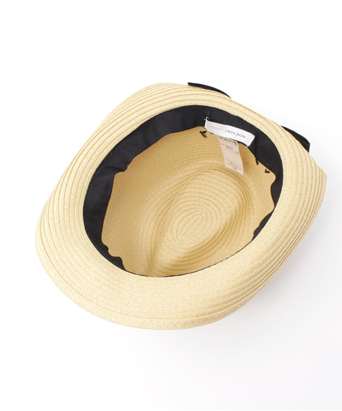 ROPE' PICNIC（ロペピクニック）の「バックリボン中折れハット（ハット・レディース・グレー/オフホワイト/ブラウン/ベージュ/グレー系その他・FREE）」の8枚目の写真