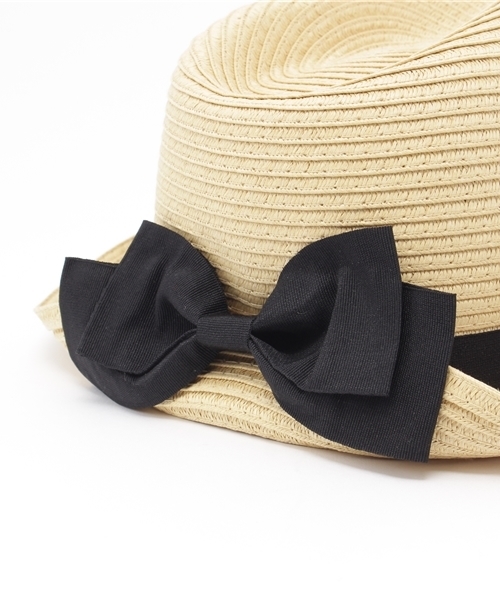 ROPE' PICNIC（ロペピクニック）の「バックリボン中折れハット（ハット・レディース・グレー/オフホワイト/ブラウン/ベージュ/グレー系その他・FREE）」の10枚目の写真