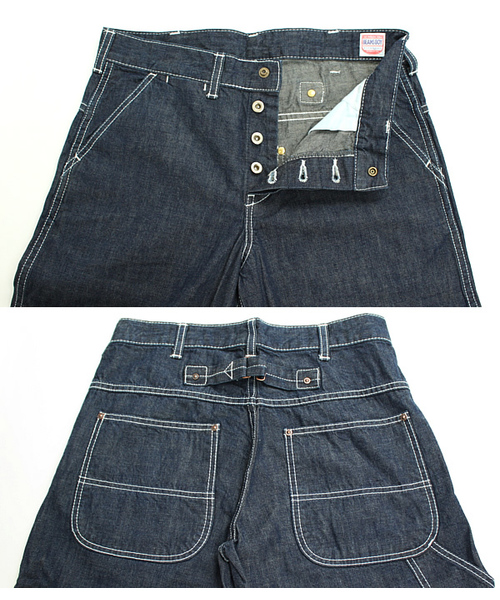 BEAMS BOY（ビームスボーイ）の「BEAMS BOY / デニムO/Wペインターパンツ（デニムパンツ・レディース・ネイビー・0/1/2）」の3枚目の写真