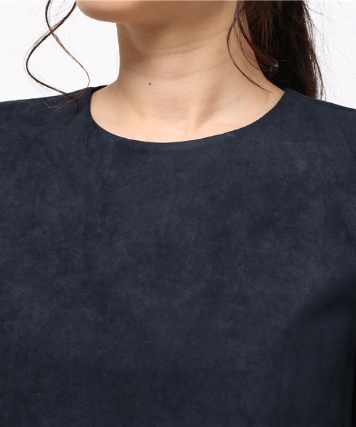 ROPE' PICNIC（ロペピクニック）の「スエードタックフレアスリーブブラウス（シャツ/ブラウス・レディース・グレー/ネイビー/キャメル/ワイン・38）」の11枚目の写真