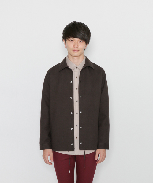 SENSE OF PLACE by URBAN RESEARCH（センスオブプレイスバイアーバンリサーチ）の「ウィンドブロックコーチジャケット（その他アウター・メンズ・ダークブラウン/ベージュ/ブラック・MEDIUM/LARGE）」の3枚目の写真