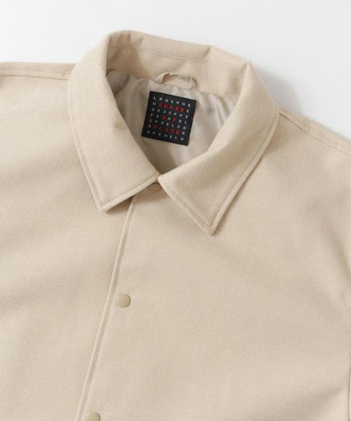 SENSE OF PLACE by URBAN RESEARCH（センスオブプレイスバイアーバンリサーチ）の「ウィンドブロックコーチジャケット（その他アウター・メンズ・ダークブラウン/ベージュ/ブラック・MEDIUM/LARGE）」の4枚目の写真