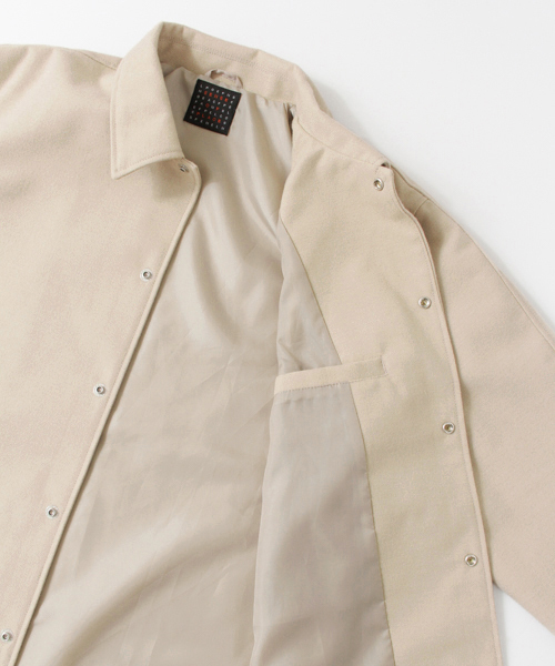 SENSE OF PLACE by URBAN RESEARCH（センスオブプレイスバイアーバンリサーチ）の「ウィンドブロックコーチジャケット（その他アウター・メンズ・ダークブラウン/ベージュ/ブラック・MEDIUM/LARGE）」の9枚目の写真