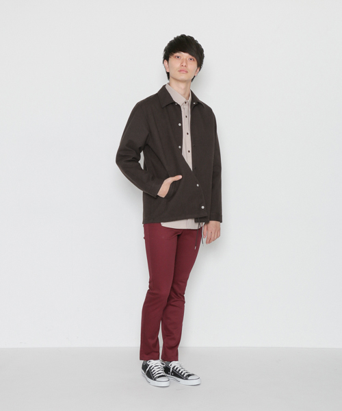 SENSE OF PLACE by URBAN RESEARCH（センスオブプレイスバイアーバンリサーチ）の「ウィンドブロックコーチジャケット（その他アウター・メンズ・ダークブラウン/ベージュ/ブラック・MEDIUM/LARGE）」の15枚目の写真