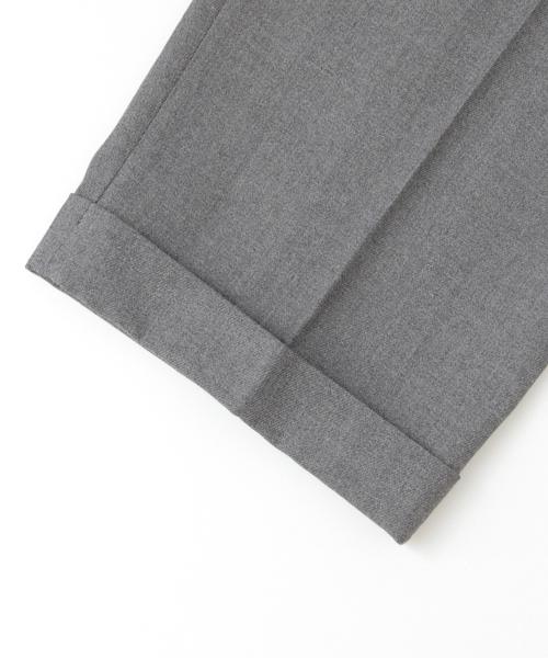 URBAN RESEARCH（アーバンリサーチ）の「zubon WOOL SERGE 1TUCK WIDE PT（その他パンツ・メンズ・チャコールグレー/ブラック/キャメル・2/1/3）」の13枚目の写真