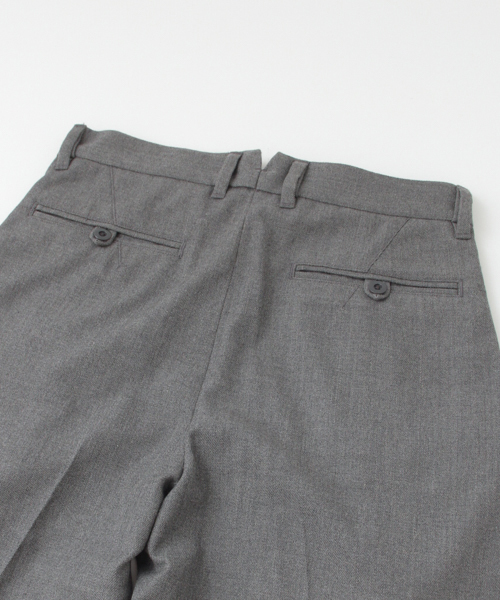 URBAN RESEARCH（アーバンリサーチ）の「zubon WOOL SERGE 1TUCK WIDE PT（その他パンツ・メンズ・チャコールグレー/ブラック/キャメル・2/1/3）」の15枚目の写真