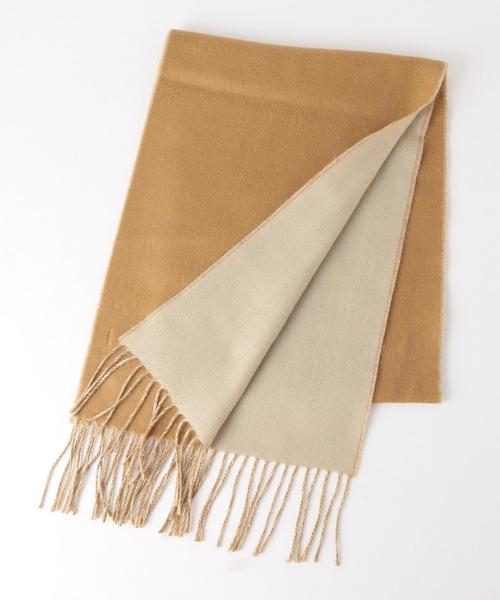 BEAUTY&YOUTH UNITED ARROWS（ビューティーアンドユースユナイテッドアローズ）の「BY リバーシブル マフラー30x180 ◆（マフラー・レディース・グレー/ブラウン/ワインレッド・FREE）」の2枚目の写真