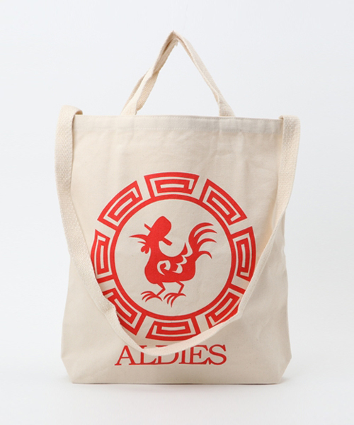 ALDIES（アールディーズ）の「Chicken Thunder Tote チキンサンダートート（トートバッグ・メンズ・ホワイト系その他/ホワイト系その他2・FREE）」の2枚目の写真