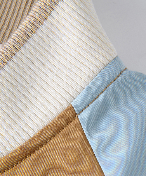 Ne-net（ネネット）の「S (S)おこじょジャン②（ブルゾン・レディース・ダークベージュ/ネイビー/カーキ・02）」の17枚目の写真