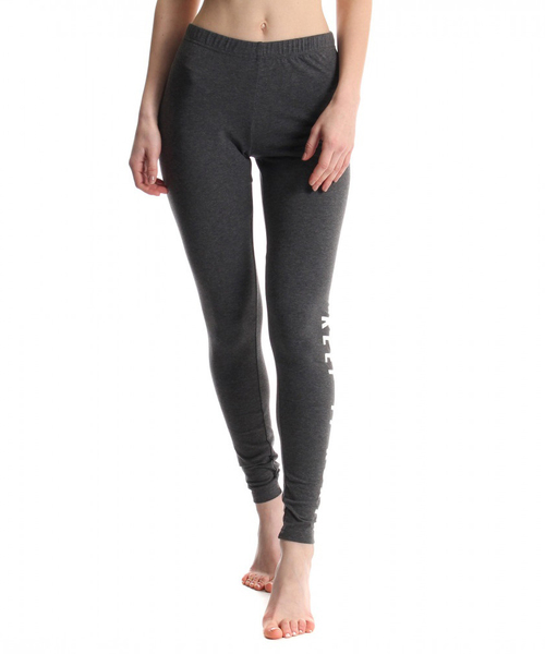 ROXY（ロキシー）の「KEEP IT ROXY LEGGING/ロキシー レギンス スパッツ ヨガ ランニング（レギンス/スパッツ・レディース・ブラック/チャコールグレー・MEDIUM/LARGE/SMALL）」の2枚目の写真