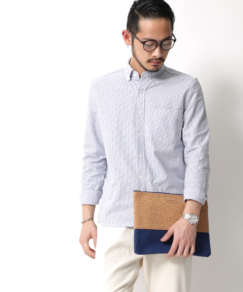 Rocky Monroe(ロッキーモンロー)の「ボタンダウンオックスフォードシャツ(シャツ/ブラウス・メンズ・ホワイト/ブルー/グレー/ネイビー/ブラック/ピンク/ブルー系その他/グレー系その他/ブラック系その他/ホワイト系その他/サックスブルー/ホワイト系その他2/グレー系その他2/ブルー系その他2・M/L/XL/S)」の12枚目の写真